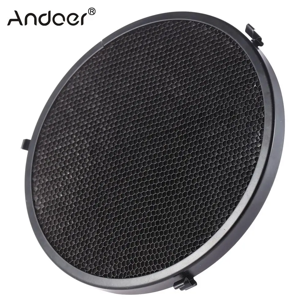 Andoer 16 7 см Вспышка Speedlite сотовая сетка для Nikon Canon Yongnuo Godox Sigma и т. Д. Speedlight Beauty Dish