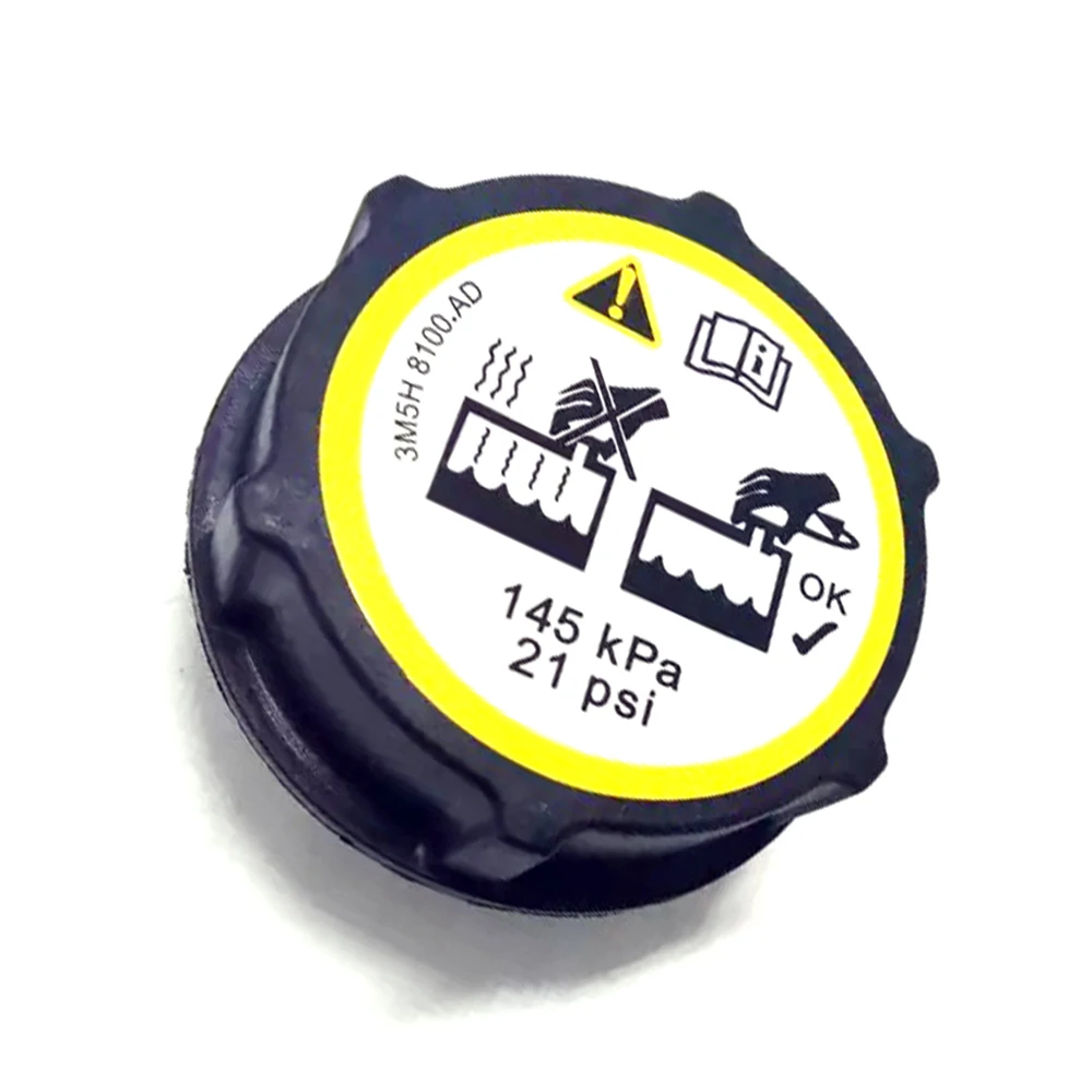 JEAZEA 3M5H-8100-AD черный Пластик расширительный бак воды радиатор Кепки для Ford Focus Fiesta C-max Mondeo transit