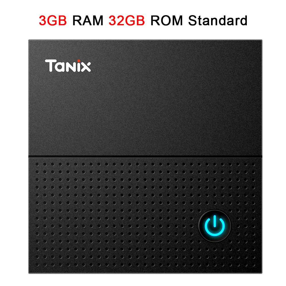 Tanix TX92 Android 7,1 ТВ приставка Amlogic S912 Восьмиядерный процессор ОС 2 Гб 3 ГБ 32 ГБ 64 Гб Bluetooth 4,1 4K телеприставка медиаплеер PK X96 - Цвет: 3GB RAM  32GB ROM