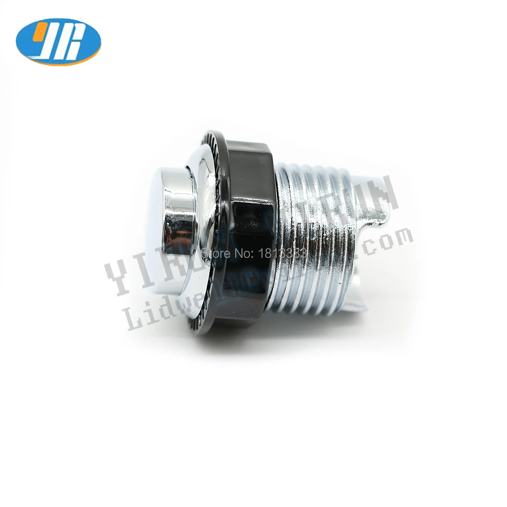 

24mm CHROME Plated Arcade Push Button With Built-In Small Micro Switch Arcade Start Games Joystick Console Diy