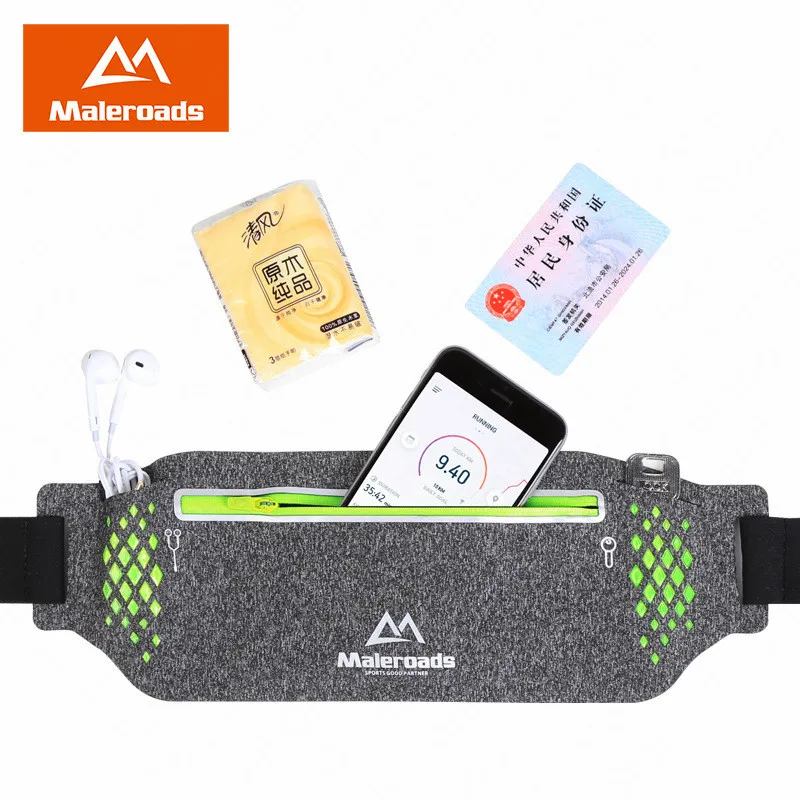 Сумка на пояс для бега Maleroads складной спортивный рюкзак ультралегкий