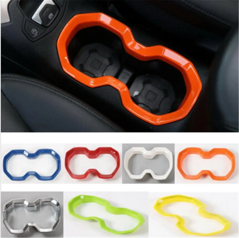 Интерьер Стайлинг формовочная Наклейка ABS держатель для чашки бутылки рамка