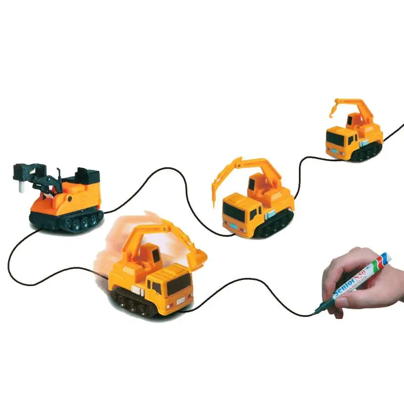 Следуйте любой нарисованной линии волшебная ручка Индуктивная модель грузовика