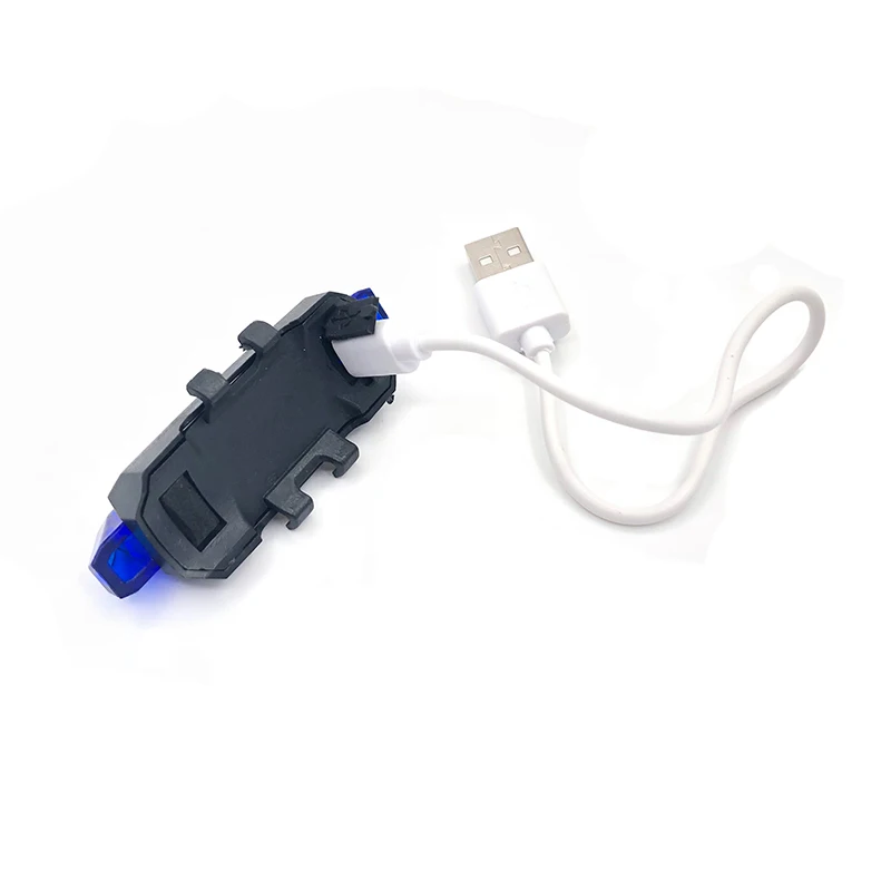 Велосипедный светильник перезаряжаемый светодиодный задний USB безопасность