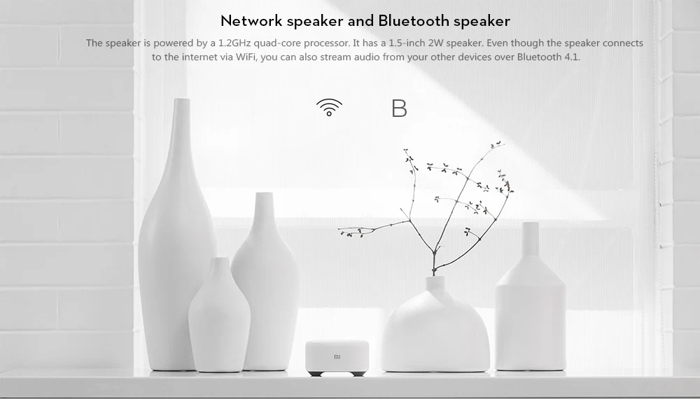 Xiaomi Ai мини динамик Голосовое управление Умный беспроводной динамик Bluetooth радио плеер