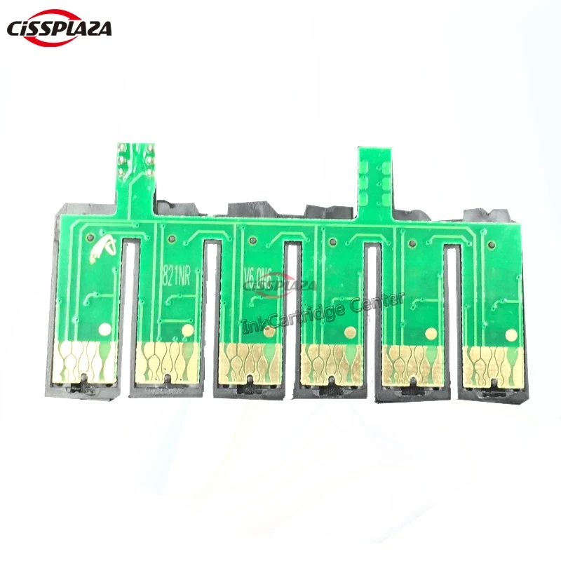 CISSPLAZA 10 шт 821N T0821 комбинированные чипы ARC для принтера epson