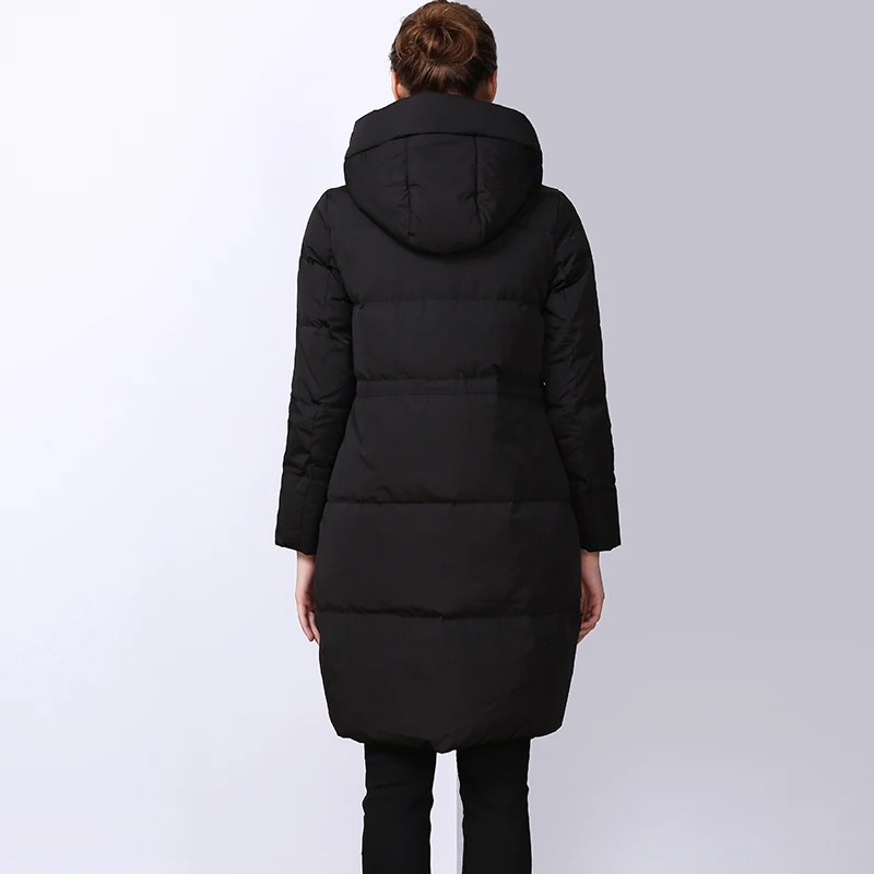 Осенне зимние женские парки пуховики с капюшоном и поясом Дамский Тренч на 90%