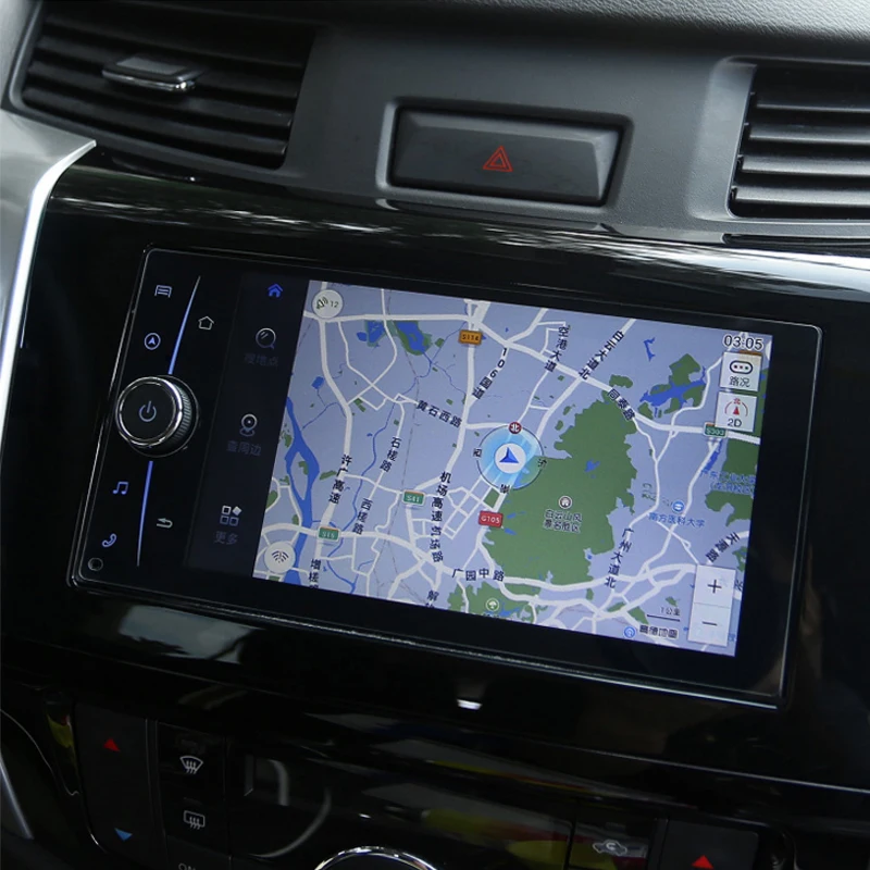 Стайлинг автомобиля QCBXYYXH стеклянная Защитная пленка для экрана GPS навигации Nissan