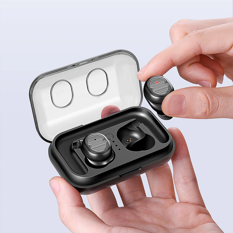 

Tradexert Bluetooth Earbuds 5.0 TWS-8 Wireless Headsets Mini Earphones HiFi Sound Sport Waterproof with mic for all mobilephones