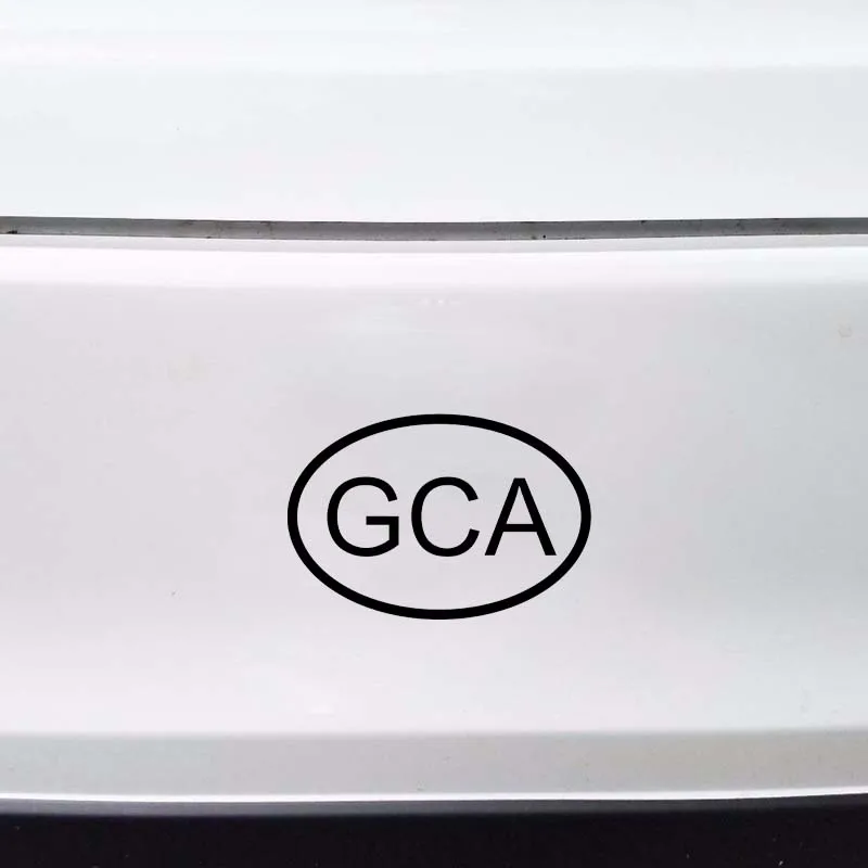 YJZT 13 1 см * 8 GCA GUATEMALA код страны овальная Автомобильная Наклейка Виниловая наклейка