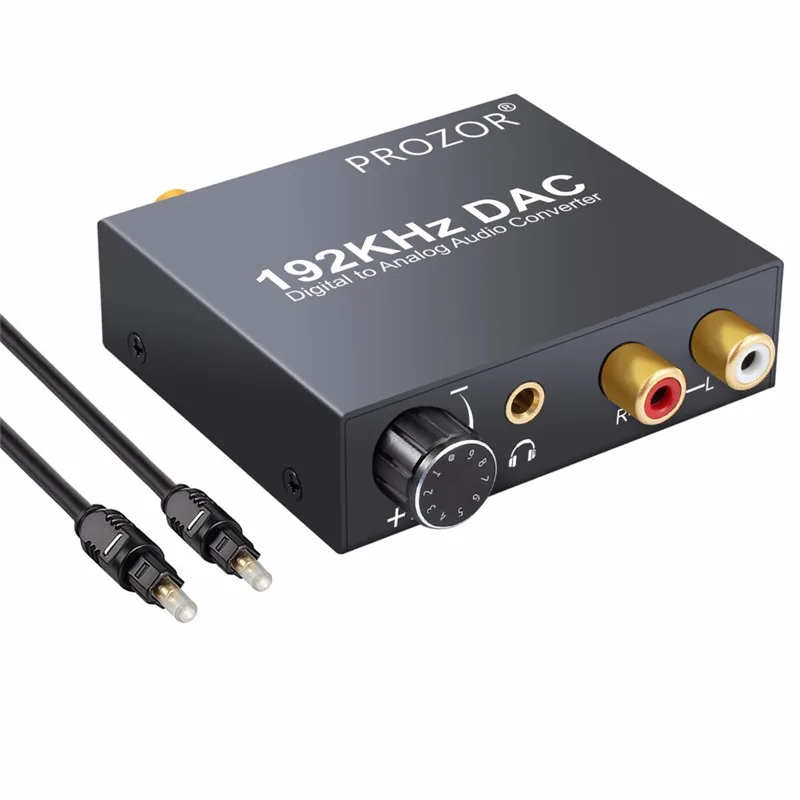 Цифровой аудиопреобразователь proзор DAC RCA 3 5 мм выход с регулировкой громкости L/R