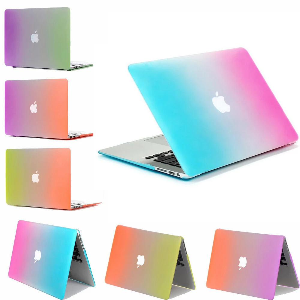 Тонкий чехол для Macbook Air 13 Pro 2018 Радужный цветной ноутбука Retina 11 6 12 3 15 4 | Компьютеры