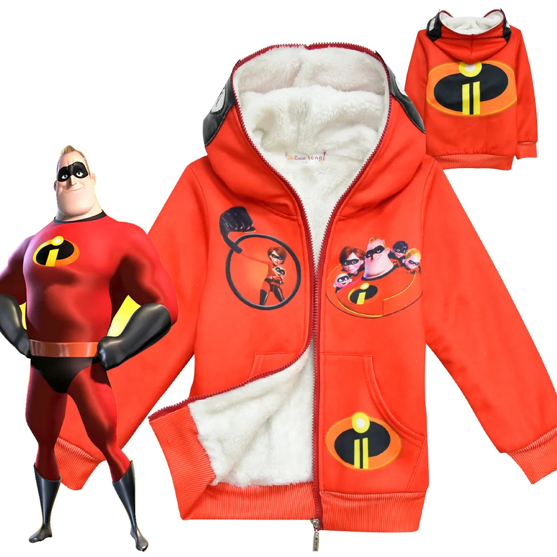 Новый Супермен мобилизация 2 пальто incredibles2 Супермена агент команда плотная