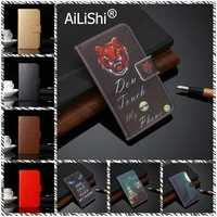 ailishi leather case for just5 m503 freedom c100 m303 c105 x1 cosmo l707 l808 flip cover skin wallet with card slots just5 case