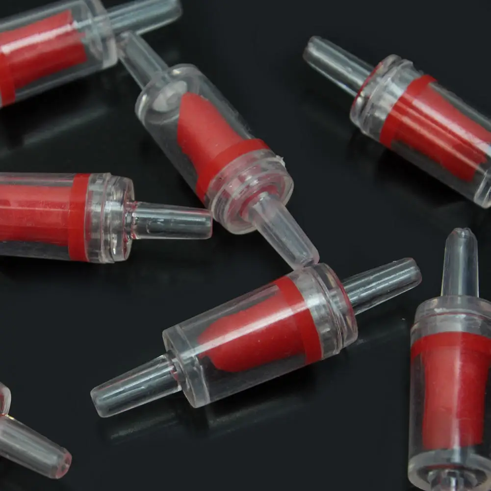 10 шт./лот пластиковый односторонний контрольный клапан без возврата для