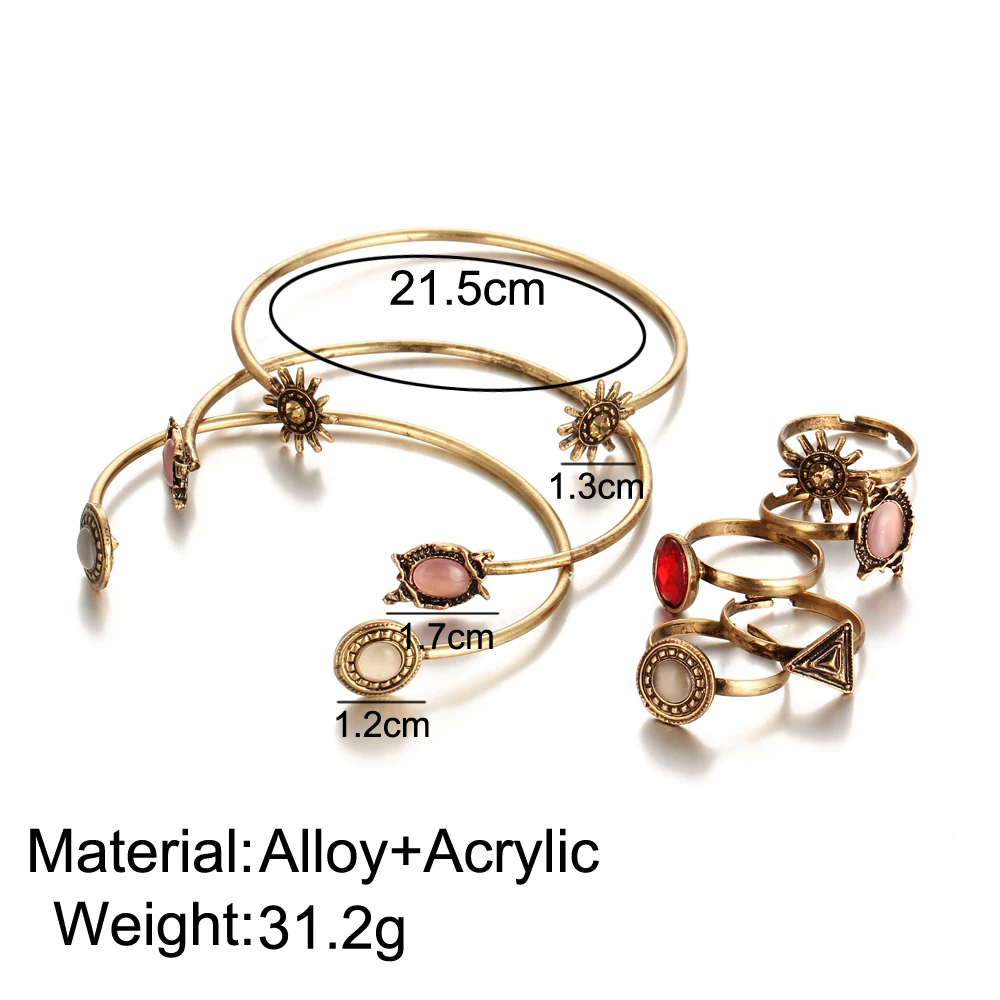 Женский набор ювелирных изделий IF ME 8 шт./компл. в виде цветов|jewelry sets for women|flower jewelry