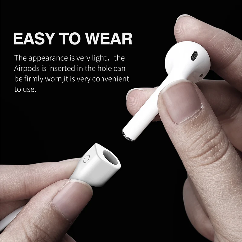 BASEUS Магнитная ремешок для Apple airpods Bluetooth наушники силиконовые Нескользящие