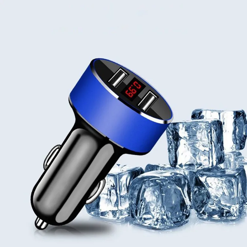 Универсальное автомобильное зарядное устройство с двумя USB портами и