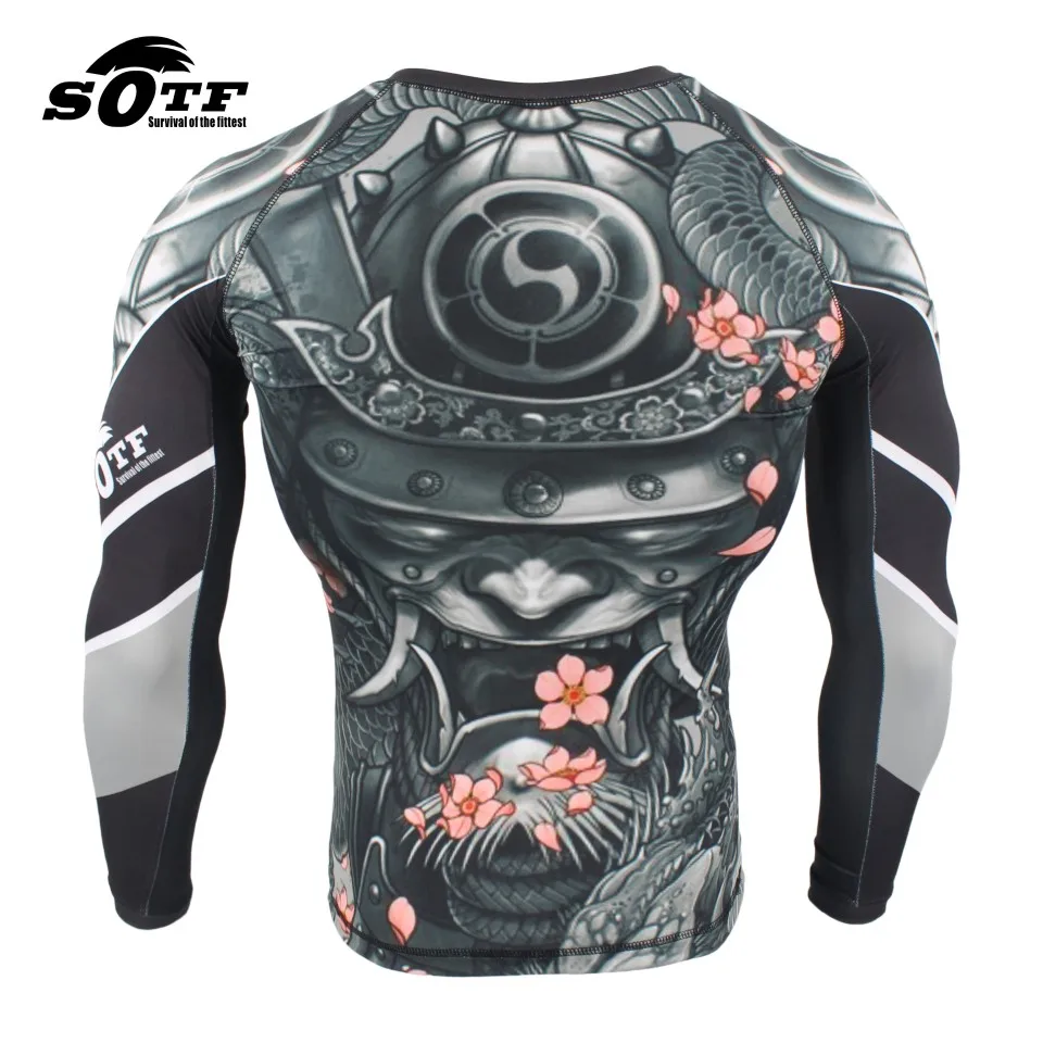Компрессионная футболка для бокса + штаны Rashguard кикбоксинга езды на велосипеде
