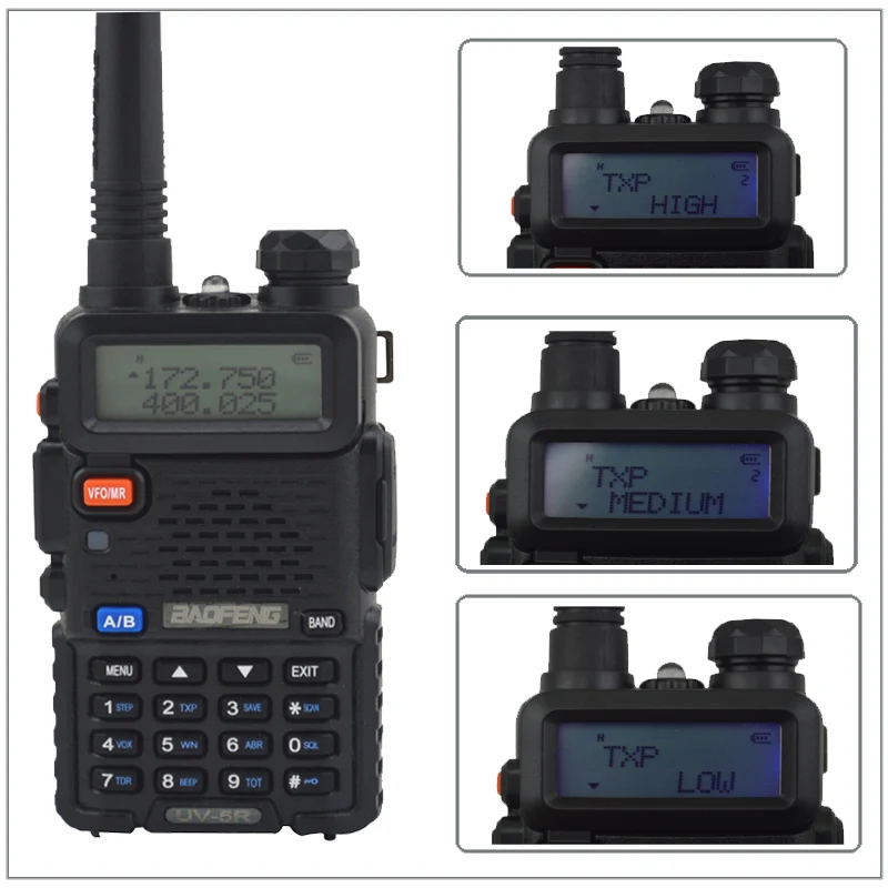 Baofeng dualband UV 5R 8 ватт рация радио Высокая мощность 136 174/400 520 МГц двухстороннее со