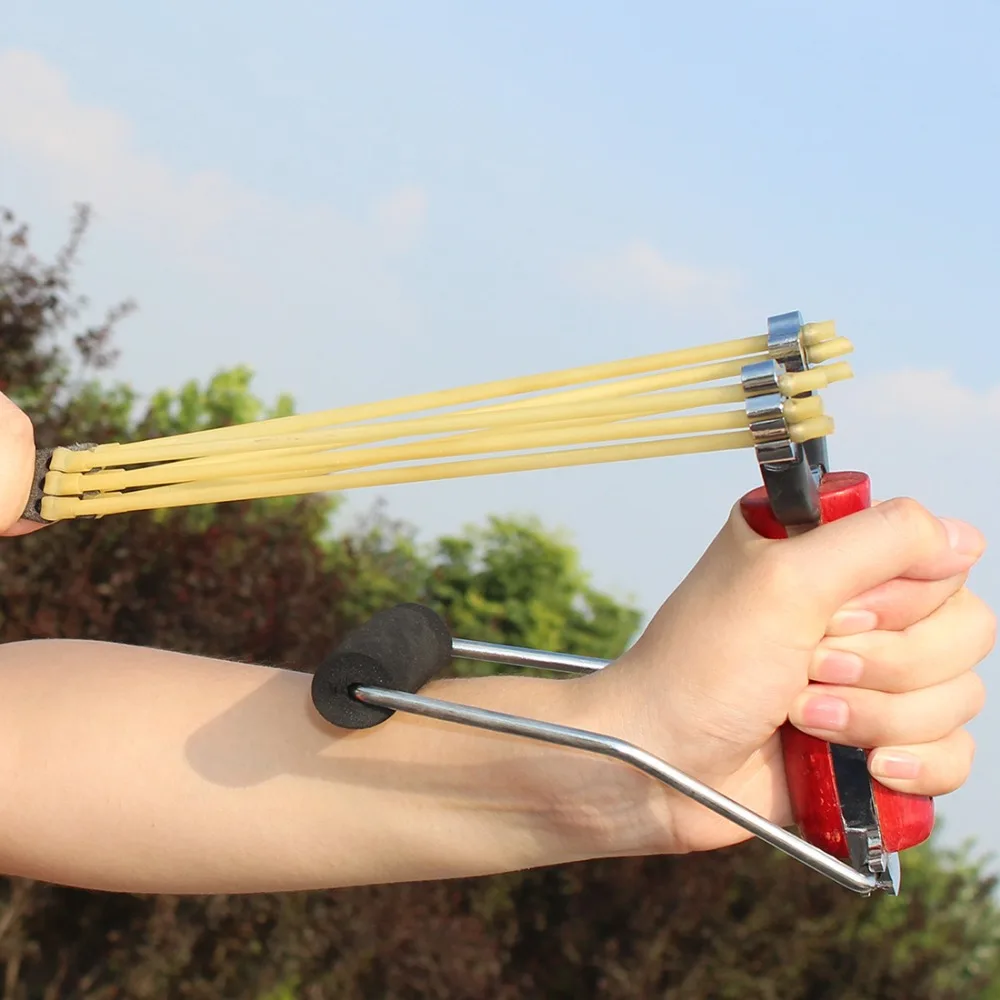 Охотничья Рогатка наружная съемка Sling Shot высокоскоростная катапульта с