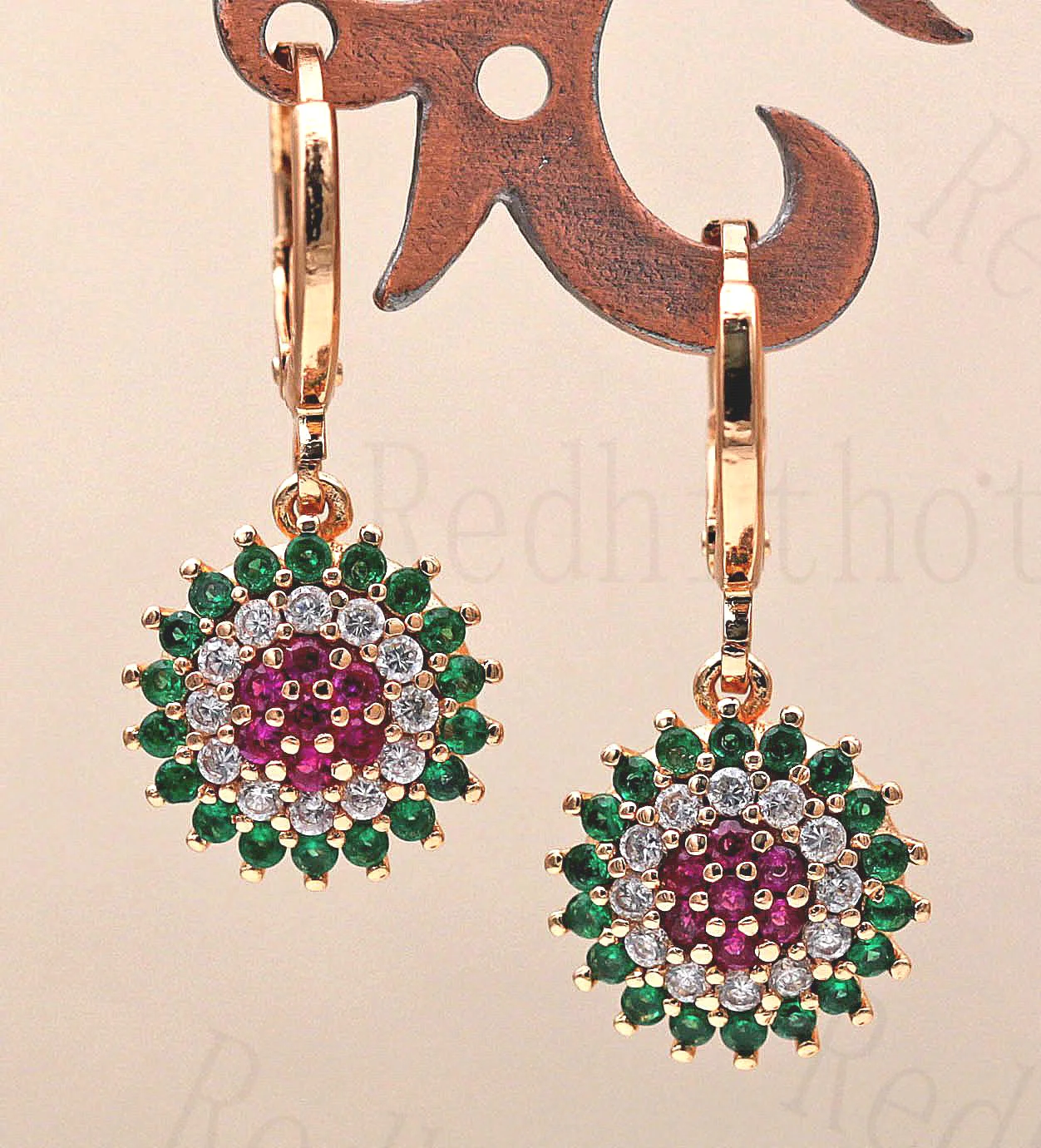 Новые роскошные висячие серьги с цветком от солнца для женский зонтик форма