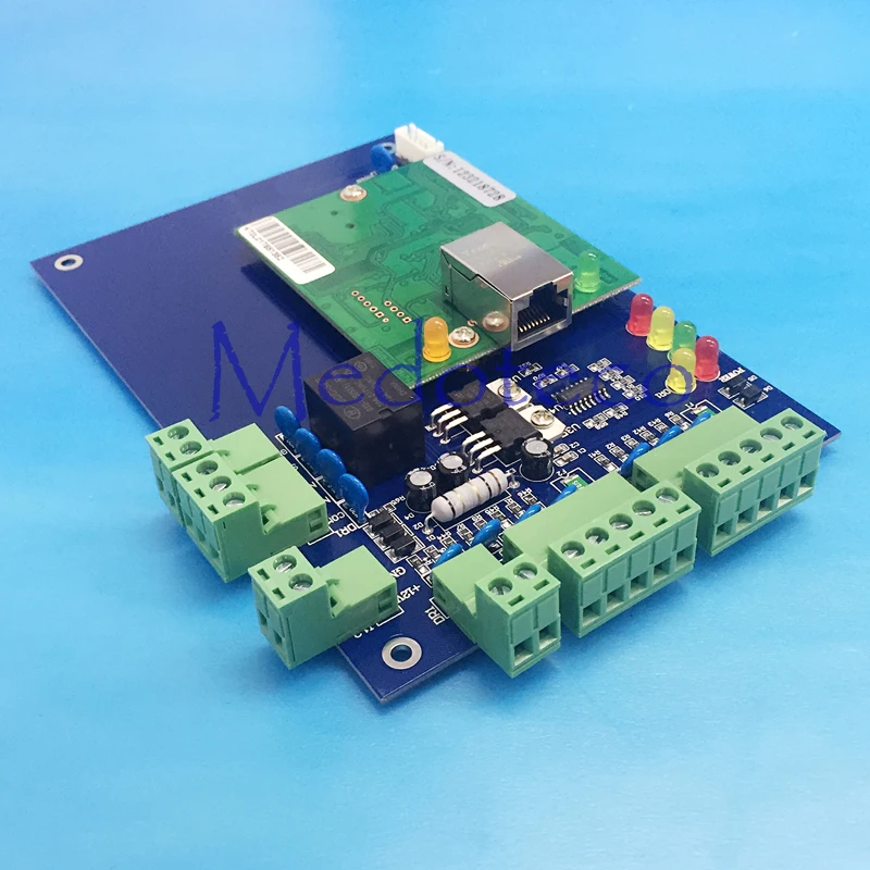 TCP/IP однодверный контроллер доступа системы защиты + 12V5A Непрерывная функция