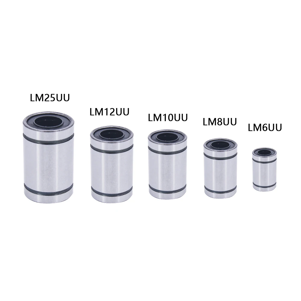 LM6UU/LM8UU/LM10UU/LM12UU/LM25UU линейные подшипники 8 мм ЧПУ для стержней линейных
