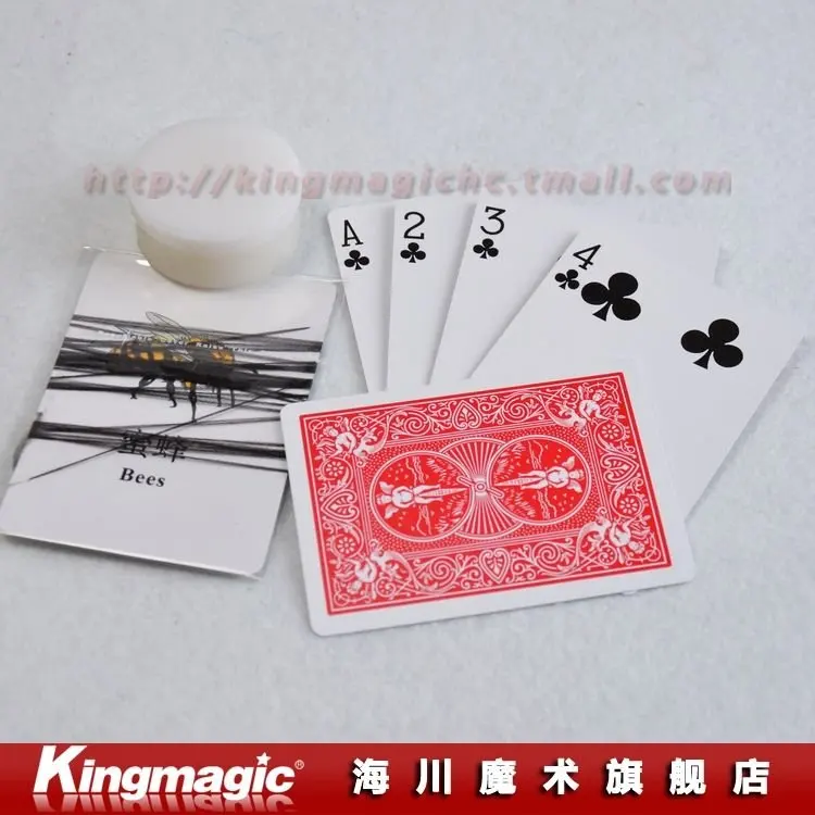 

The Hummingbird Card UFO Card Floating Card Magic Props (hidden line+magic wax+card) Free Shipping