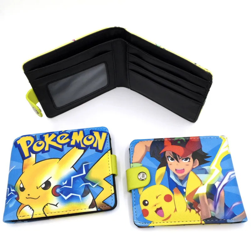 Милые кошельки Pokemon go, comic, Mewtwo, Squirtle, Jigglypuff, женский, мужской кошелек, pokemon ball, кошелек для фанатов Пикачу