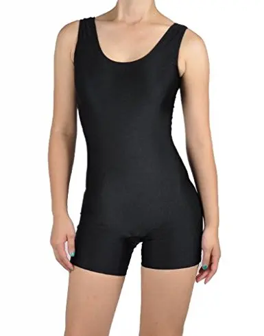 Женский купальник унисекс с овальным вырезом трико лайкра для взрослых