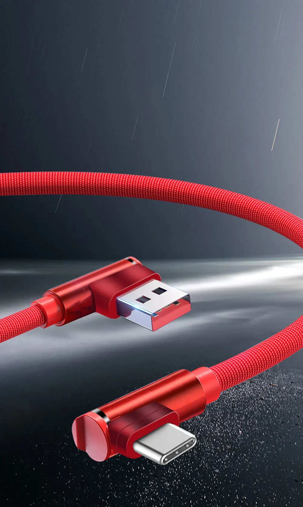 Usb type-C кабель для samsung S8 S9 huawei mate 30 Pro Быстрая зарядка type-C зарядный USB C кабель для передачи данных для Xiaomi mi 9 Красный mi Note 7