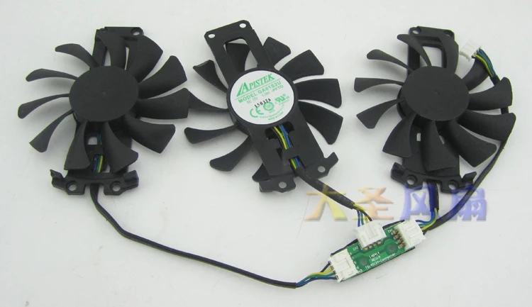 

Original ZOTAC GTX 980-4GD5 AMP HA GA81S2U 12V 0.38A graphics card three fans