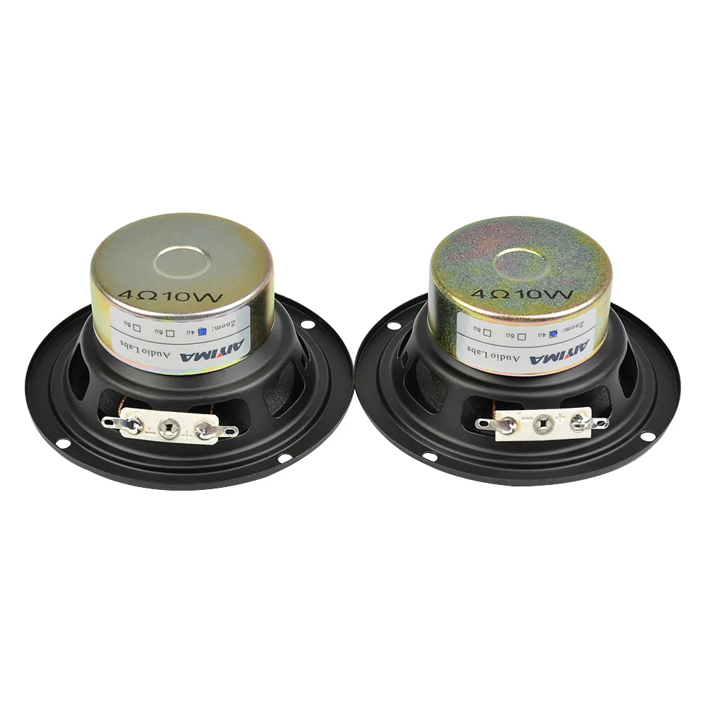 AIYIMA 2 шт. 3 дюймовый аудио портативный динамик s полный диапазон 10 Вт 4 Ом DIY HIFI