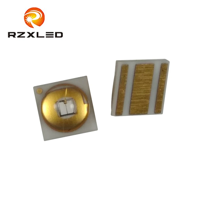 10 шт./лот LED 1 Вт UVA 3 5 V 350MA Ультрафиолетовый диод 370NM 365NM 3535 пакет для денег и ID