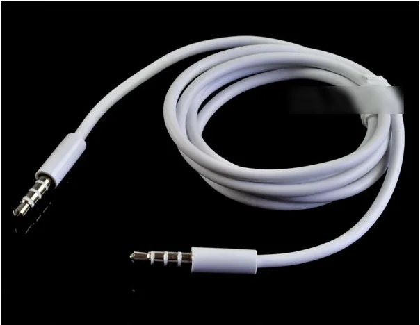 1 м мужчинами AUX 3.5 мм аудио кабель для iPhone 4 4S 5 5S 6 6S iPad mp3 mp4 cd dvd ТВ PC Music Player в