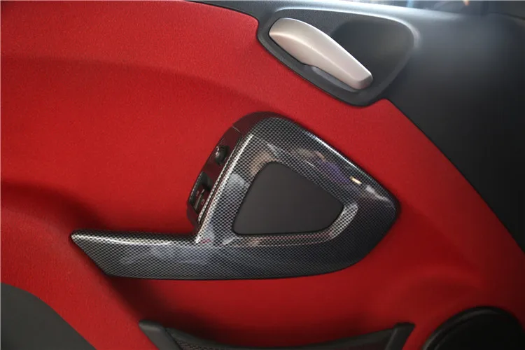 Для smart fortwo 2009-2014 оформление интерьера выход автостайлинг аксессуары Руль ABS
