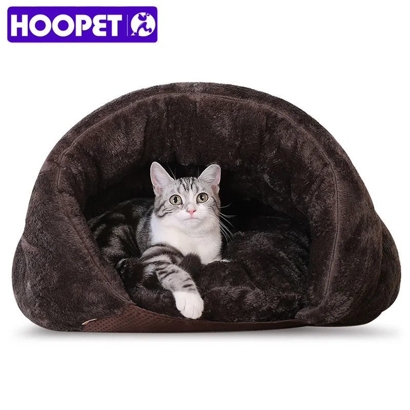 HOOPET Новое поступление теплые спальные мешки для кошек удобные лежанки домашних