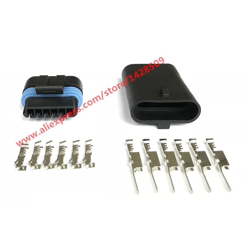 20 комплектов Delphi Metri-Pack 150 2 герметичный гнездовой штекер 6-контактный GM TPS плоский