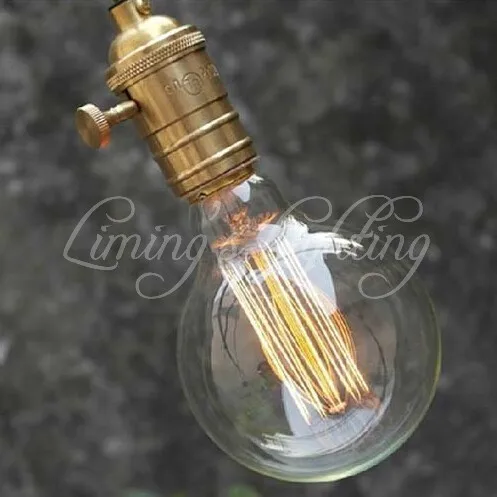 1900 Античная винтажные изделия ручной работы Edison G95 II лампочка radiolight Большой