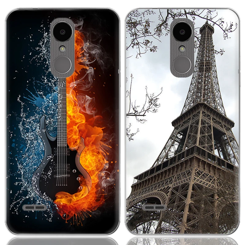 Drop Shipping TPU Soft Phone Case for LG K4 2017 X230 European Version 5-inch Fashion Pattern Colorful Painted |