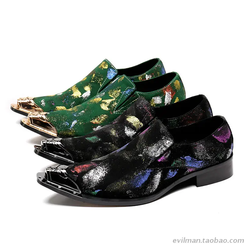 Qianruiti модные Бизнес Обувь шнурованная для женщин туфли ночного клуба зеленый