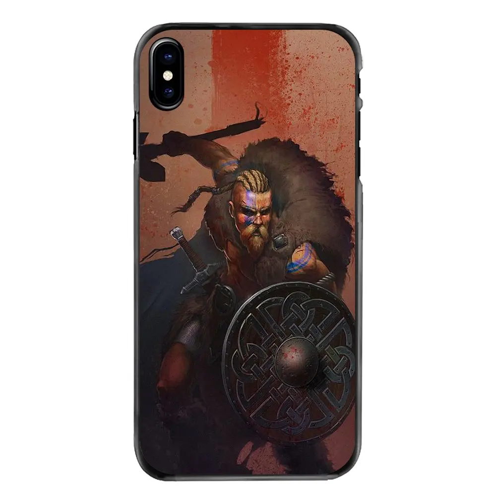 Covers TV Series Ragnar Lothbrok Vikings Poster Print For Huawei P7 P8 P9 P10 Lite Plus 2017 2016 Honor 5C 6 4X 5X Mate 8 7 9 |