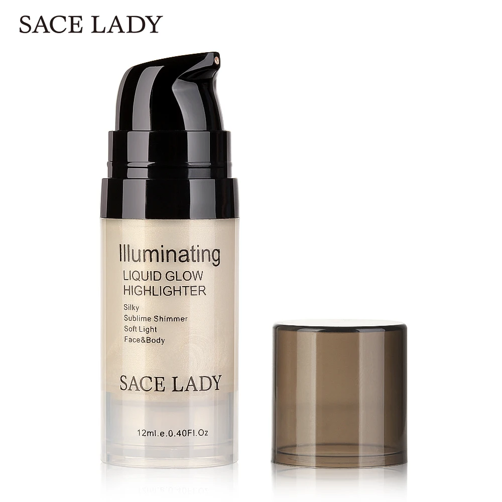 SACE LADY Liquid Highlighter Makeup Bronzer Illuminator Make Up Contour Glow Kit for Face and Body Long Lasting | Красота и здоровье