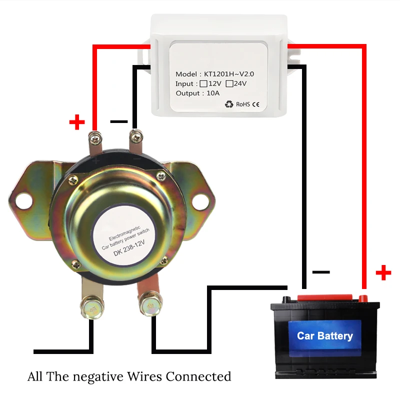 Автомобильный выключатель батареи 12 В электромагнитный реле питания с