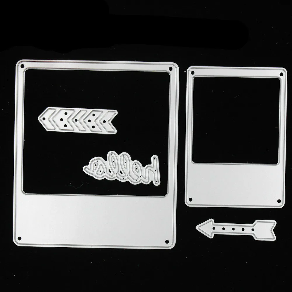 

Рамки для фотографий, металлические Вырубные штампы, трафареты для рукоделия, фотоальбом, декоративные тисненые бумажные открытки для руко...