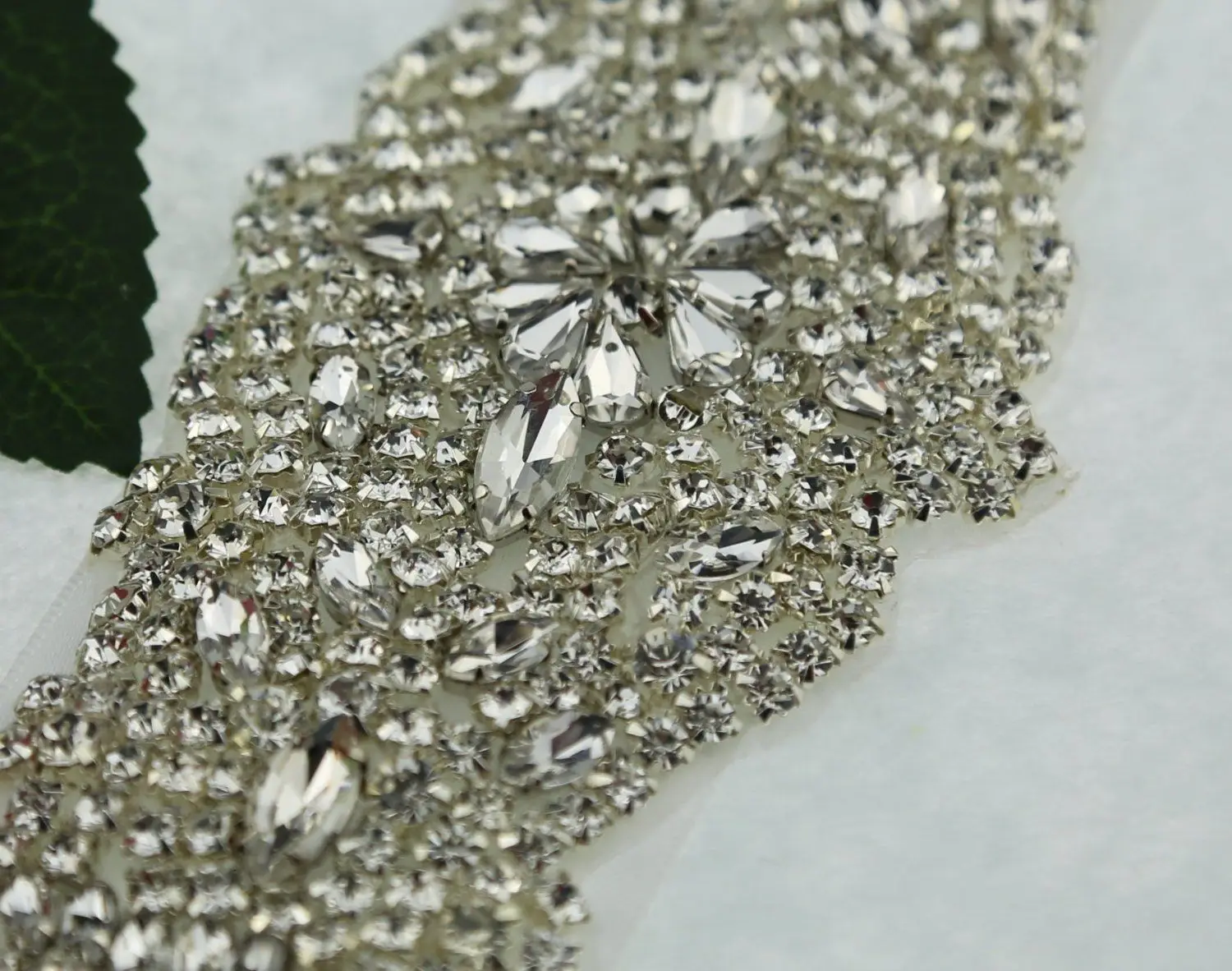 JLZXSY ручной работы свадебные пояс с украшением в виде кристаллов Стразы платье