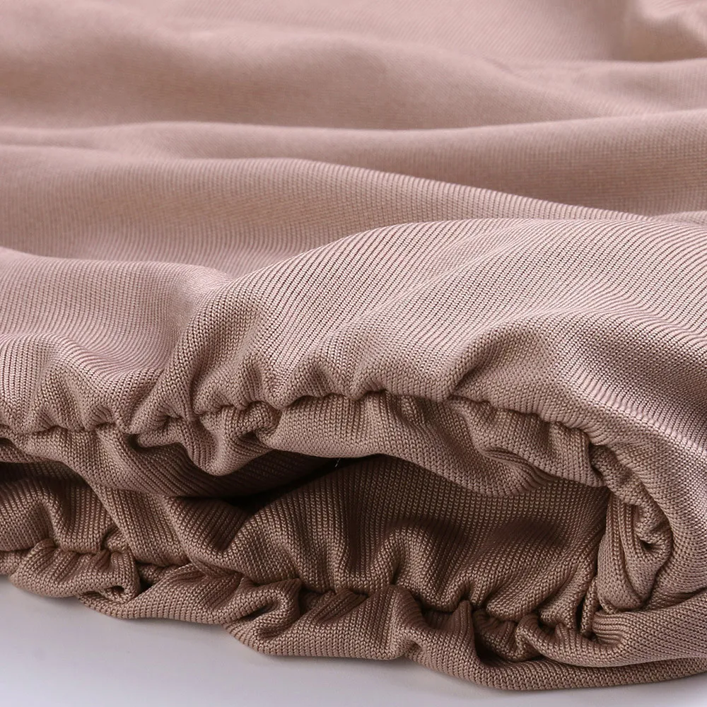 Свободная Страусиная Женская однотонная струящаяся юбка-платок Hemline миди юбка с высокой талией длинная юбка женская повседневная юбка в стиле ампир