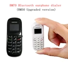 BM70 Mini Dialer Bluetooth наушники, мобильный телефон, гарнитура, стерео басы, волшебный голос, SIM-карта, наушники для iPhone, Android, pk BM50