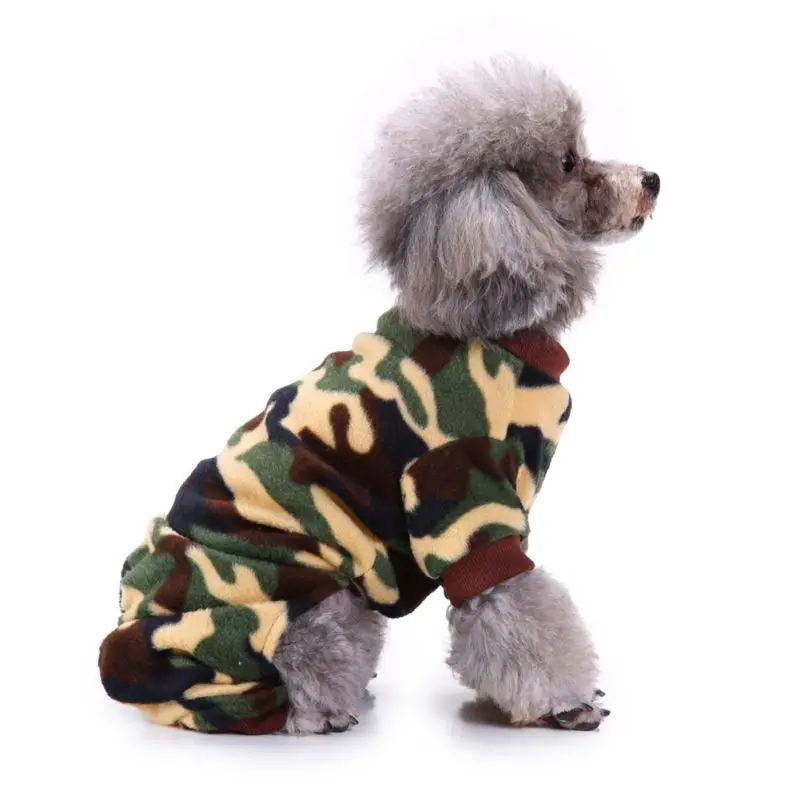 Pet Dog Camouflage Clothes Apparel Shirts Outerwear Jumpsuit Four leg Pajamas For Small Dogs Puppy Chihuahua Product | Дом и сад